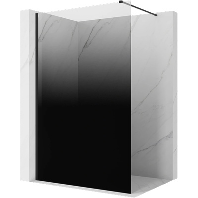 Mexen Kioto душ стена Walk-in 70 x 200 см, черен омбре 8 мм, черен - 800-070-101-70-76 (800-070-101-70-76)