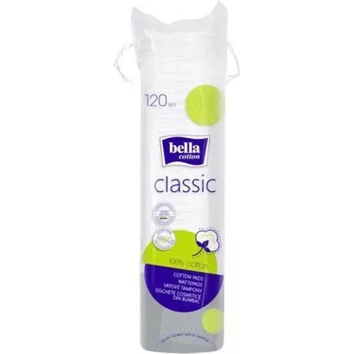 Bella Cotton Classic odličovacie tampóny 120 kusov