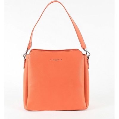 David Jones dámská tříoddílová kabelka na rameno i crossbody 6295-1 korálová