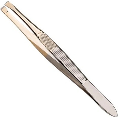 Sibel CLASSIC pozlatená pinzeta 9,5 cm rovná