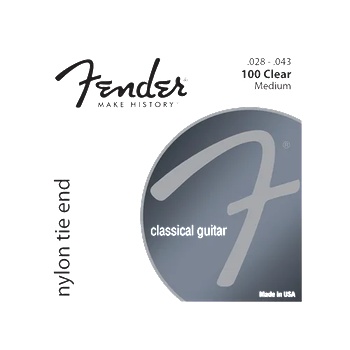 Image 1 of Fender 100 Nylon Acoustic, Tie End, 028-. 043