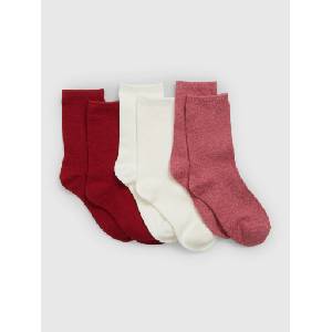 GAP Детски чорапи CashSoft, 3 броя GAP GAP | Cherven | Момичешки | 116/122