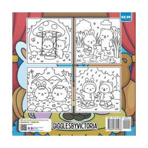Cute Friends Bold and Easy Coloring Book | Giggles & Grace Books (2026)