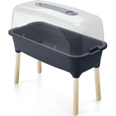 Prosperplast Sadbovač RESPANA PLANTER WOOD HIGH SET antracit 78cm