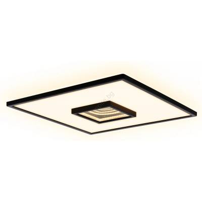 Briloner 3848015 - LED таванно осветително тяло TORO LED/18W/230V 42x42 см черно (BL2277)