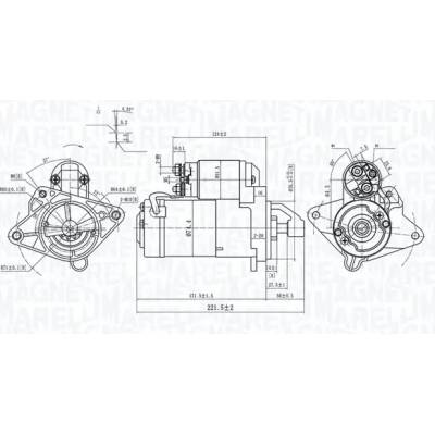 MAGNETI MARELLI Startér MAG 063721415010