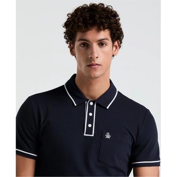 Image 1 of Original Penguin Блуза с яка Original Penguin Men's Tailored Fit Short Sleeve Polo Shirt - Dark Sapphire