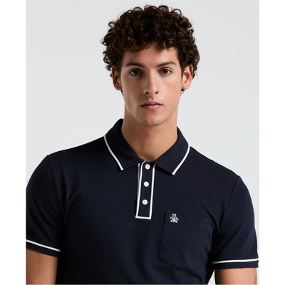 Original Penguin Блуза с яка Original Penguin Men's Tailored Fit Short Sleeve Polo Shirt - Dark Sapphire