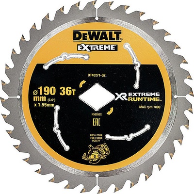 DeWALT DT40271 Pilový kotouč 190 x 1,55 mm, 36 zubů