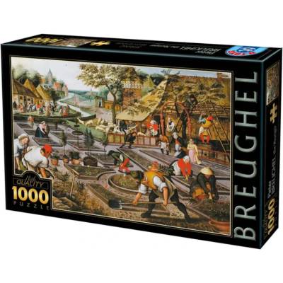 D-Toys - Puzzle Brueghel: Spring - 1 000 piese