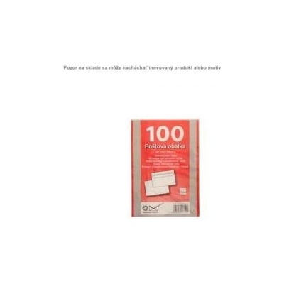Poštové obálky C6 samolepiace, 100 ks
