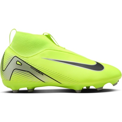 Nike Юношески футболни бутонки Nike Zoom Mercurial Superfly 10 Academy Firm Ground Football Boots Junior - Volt/Black