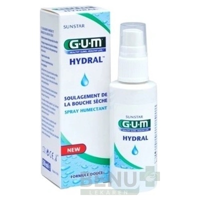 G.U.M Hydral hydratačný ústny sprej (Dry Mouth Relief - Moisturizing Spray) 50 ml