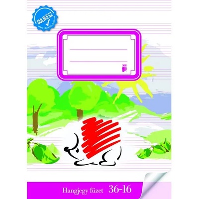 ICO Таралежи: Ученическа музикална тетрадка, a5 (7500054001)