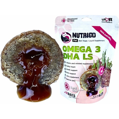 LK Baits Pet Doplnok stravy Nutrigo Dog Supplement Omega-3 Algae DHA LS Mini 75g