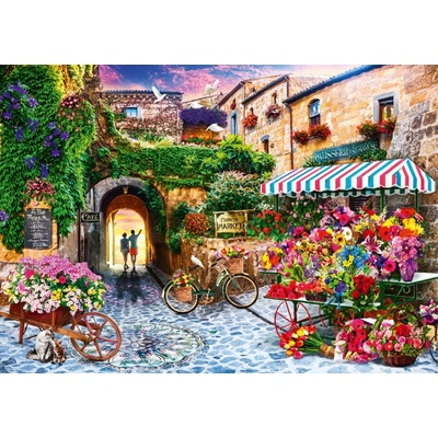 Bluebird Puzzle - Puzzle The Flower Market - 1 000 piese