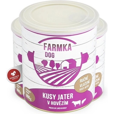 Sokol Falco Farmka Dog kusy pečene v hovädzom 800 g