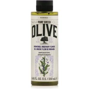KORRES Душ гел с ободряващ екстракт от маслинови листа , Korres Pure Greek Olive Rosemary Flower Showergel 250 ml