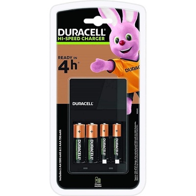 DURACELL Зарядно устройство CEF14 + 2*AA NiMH 1300mAh + 2*AAA NIMH 750mAh 4h DURACELL (DUR-C-CEF14)
