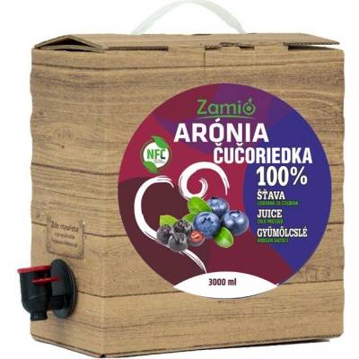 Zamio 100% ovocná šťava Arónia Čučoriedka 3 l