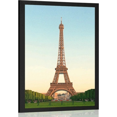 Plakát dominanta Paříže - 20x30 black