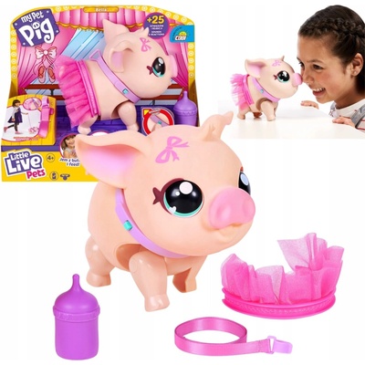 Bella Little Live Pets Interaktívne prasiatko na vodítku