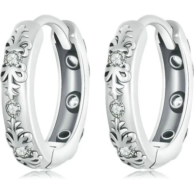 Grace Silver Jewellery stříbrné náušnice se zirkony Fabiola E-SCE1701/205 stříbrná