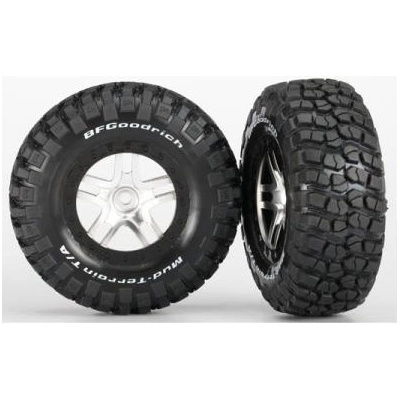 Traxxas колело 2.2/3.0", джанта SCT Split-Spoke сатенено-черен, гума KM2 S1 (2)