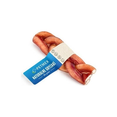 PETMEX Penisový vrkoč 1ks. naturalný hryzák pre psov 15cm