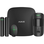 Ajax Systems 38173.58. BL1 Безжична алармена система StarterKit Cam комплект (Hub2+сензор за движение Cam+магнитен сензор+дистанционно управление) черен (38173.58.BL1)