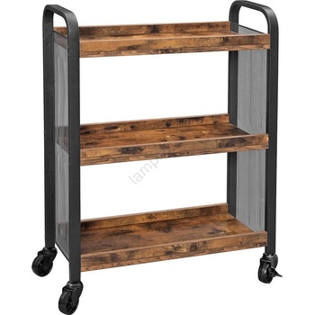 Euziel Сервировъчна масичка marge кафява/черна (ez0058)