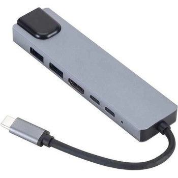 eSTUFF 6-in-1 Mobile USB-C Hub ES623012