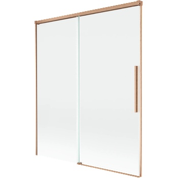 Mexen Rox параван за вана 2-крило плъзгащо 140 x 150 см, прозрачен, четкана мед - 8C9-140-001-65-00 (8C9-140-001-65-00)