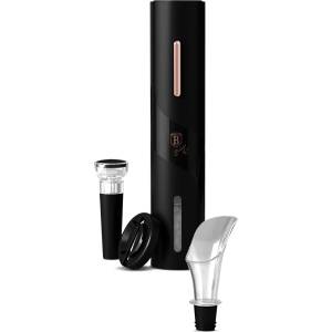 Berlinger Haus Подаръчен комплект за вино с електрически тирбушон Black Rose 4 в 1 56001 (BH/9396N)