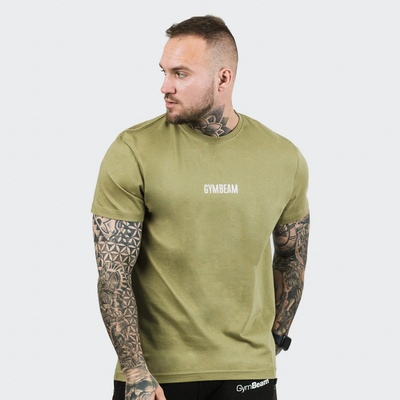 GymBeam tričko FIT Olive – Sleviste.cz