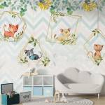 Art Gift Decor Фототапет за детска стая - Котенца в люлки