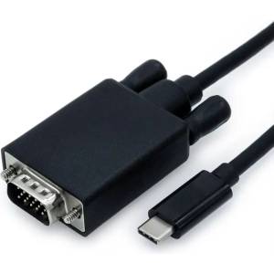 Roline Cable USB Type C - VGA, M/M, 2m, Value 11.99. 5821 (11.99.5821)