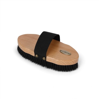 Ezi-Groom Premium Body Brush - Wood