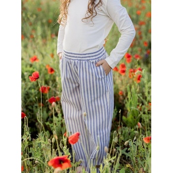 Dievčenské nohavice STRIPES Stripes modrá