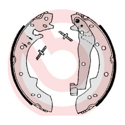 Sada brzdových čeľustí BREMBO S 06 504