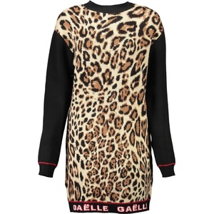 GAëLLE Paris Елегантна дамска рокля gaelle paris, Бежов (gbd10320_beige_leopardato-sabbia)