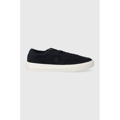 Tommy Hilfiger Велурени маратонки Tommy Hilfiger TH CUPSET SUEDE в тъмносиньо FM0FM04977 (FM0FM04977)