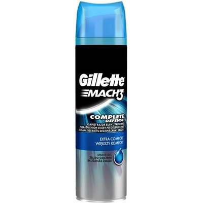 Gillette Mach 3 Complete Defense gél na holenie 200 ml