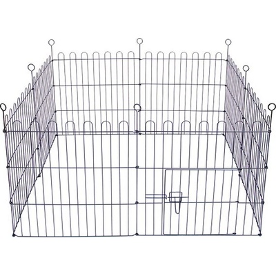 ABC-ZOO Оградка Dog Park Black Lux 8-ъгъл, L - 61 x 91 см