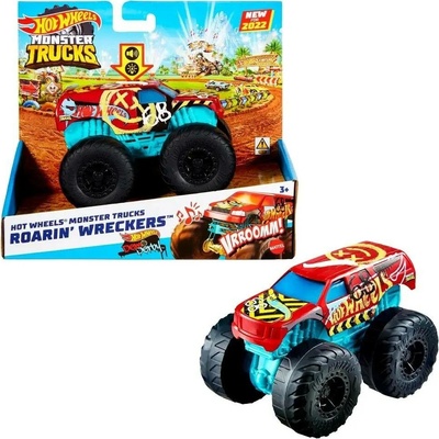 Mattel Hot Wheels Mattel Monster Trucks Svítící a rámusící vrak DEMO DERBY HDX66