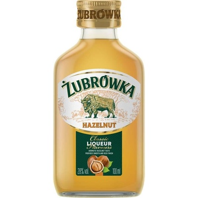 Zubrowka Hazelnut 28% 0,1 l (holá láhev)