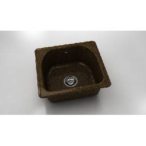 FAT Mивка Classic 207, Granicite, 349 Sandstone, с включен сифон Мивка за вграждане