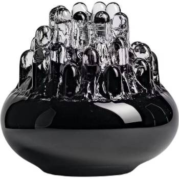 Kosta Boda Свещник за чаена свещ Polar 20 см черен (7062113)