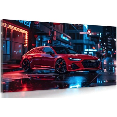Obraz červené Audi - RS6 Legacy Edition - 150x100