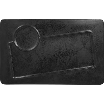 RAK Porcelain Talíř obdélný 2 zóny 35 x 22 cm RAK-KRCRRE2Z